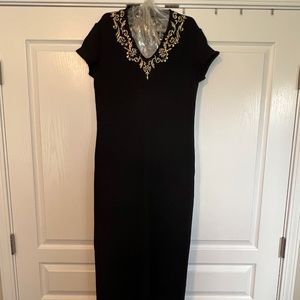 Black full length gown